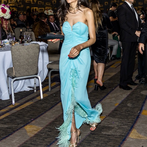 NERVI NEVA DRESS LIGHT SKY 38 IT (2 US) - Picture 2 of 6